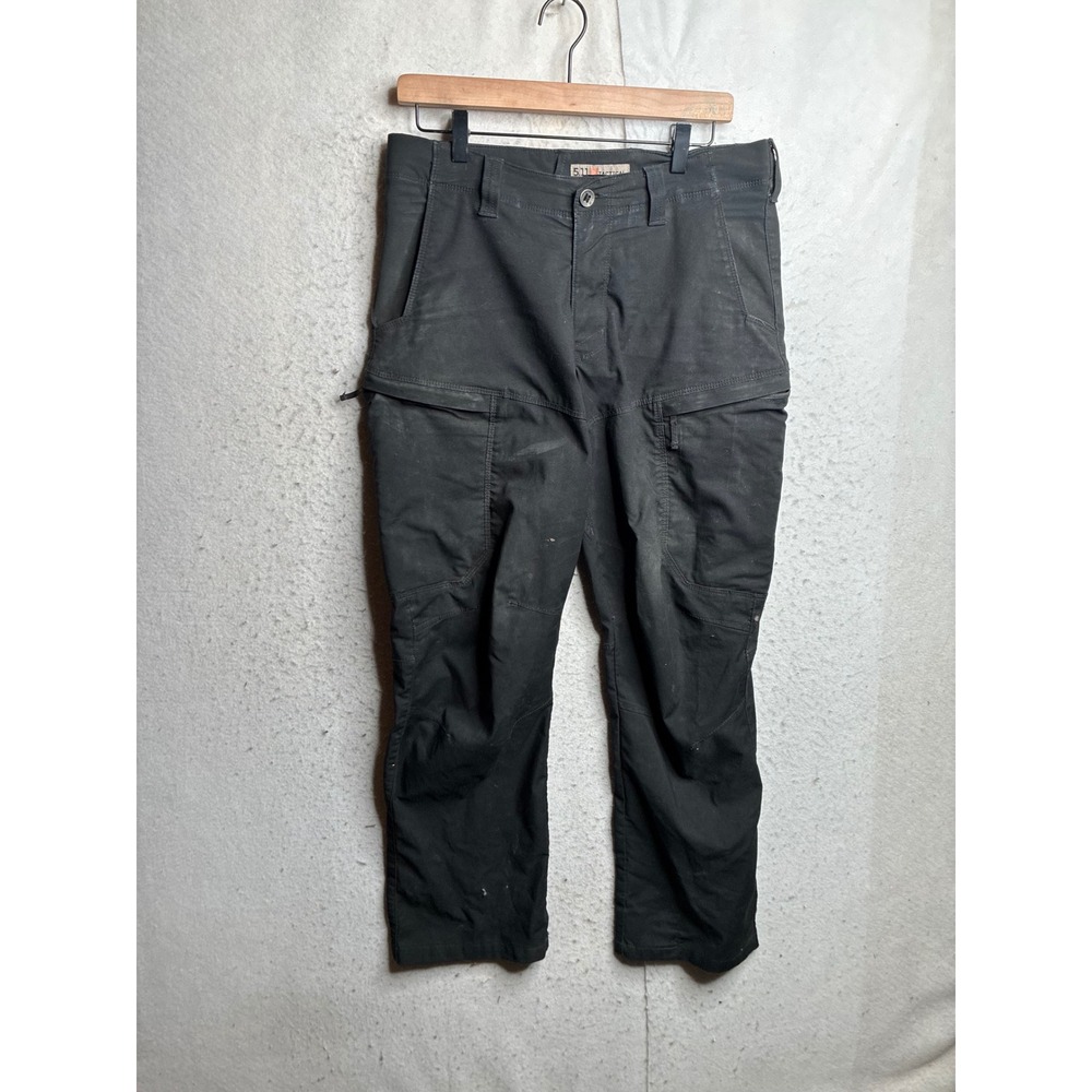5.11 Tactical Mens Black Cargo Work Pants 32x30 Utility Outdoor Duty 8775